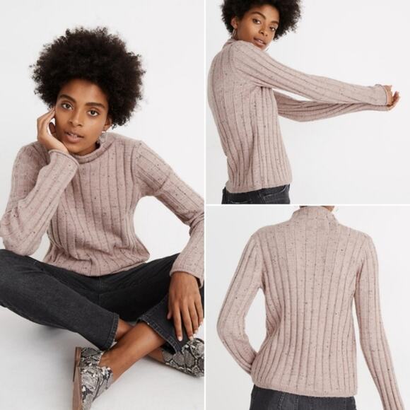 Madewell Sweaters - Madewell Donegal Evercrest Coziest Yarn Turtleneck Sweater Size XS